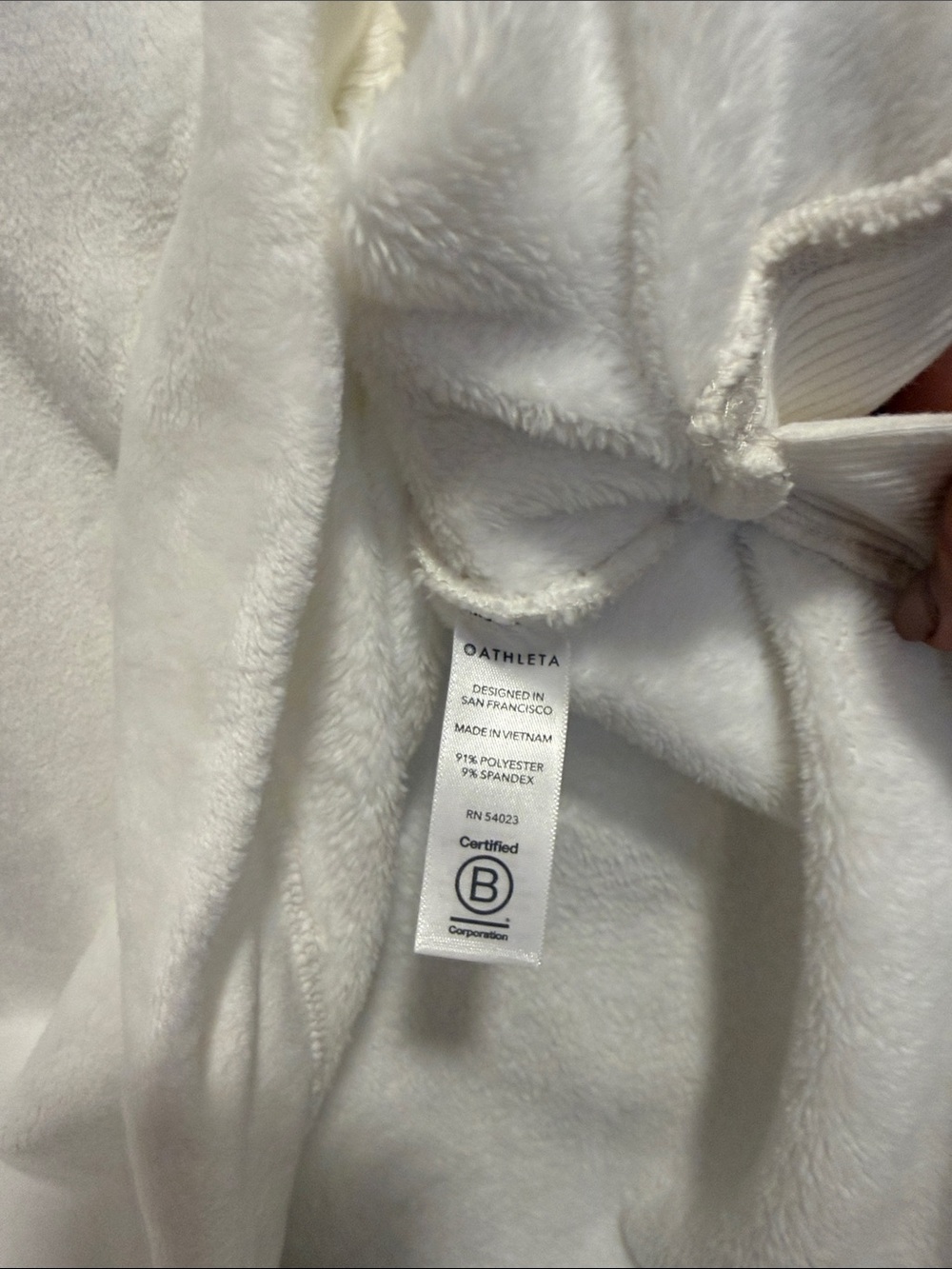 Athleta Fleece Cowl Neck Sweater - Picture 5 of 6